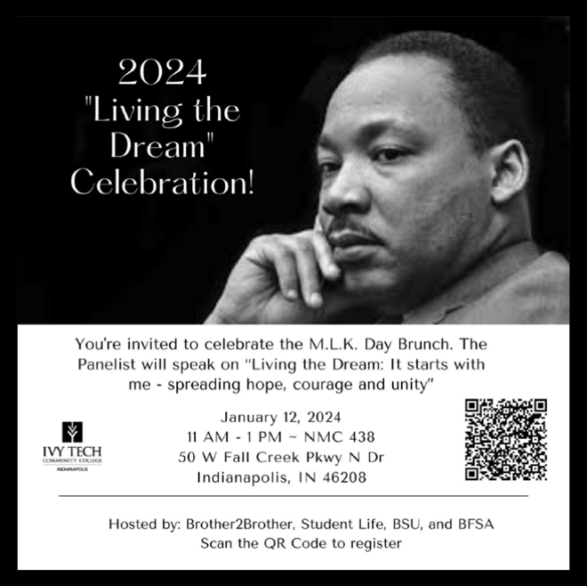 Indianapolis Martin Luther King Jr Day Flyer