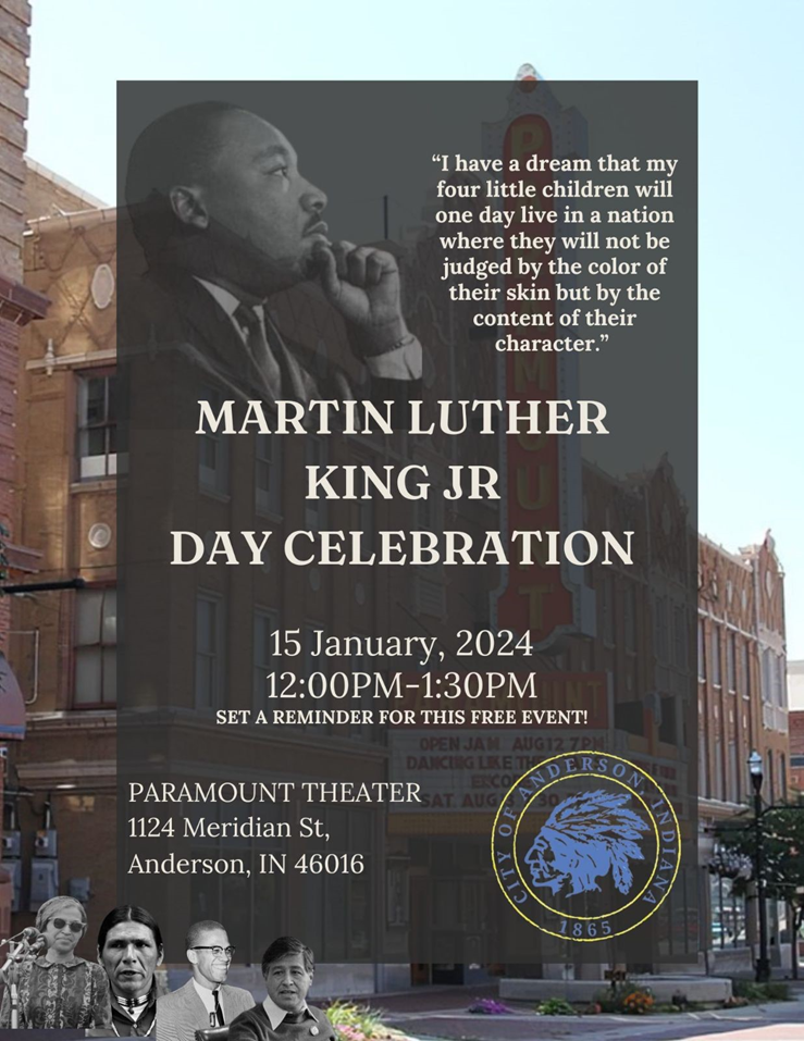 Anderson Martin Luther King Jr Day Flyer