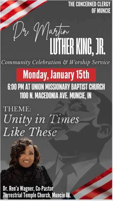 Muncie Martin Luther King Jr Day Flyer