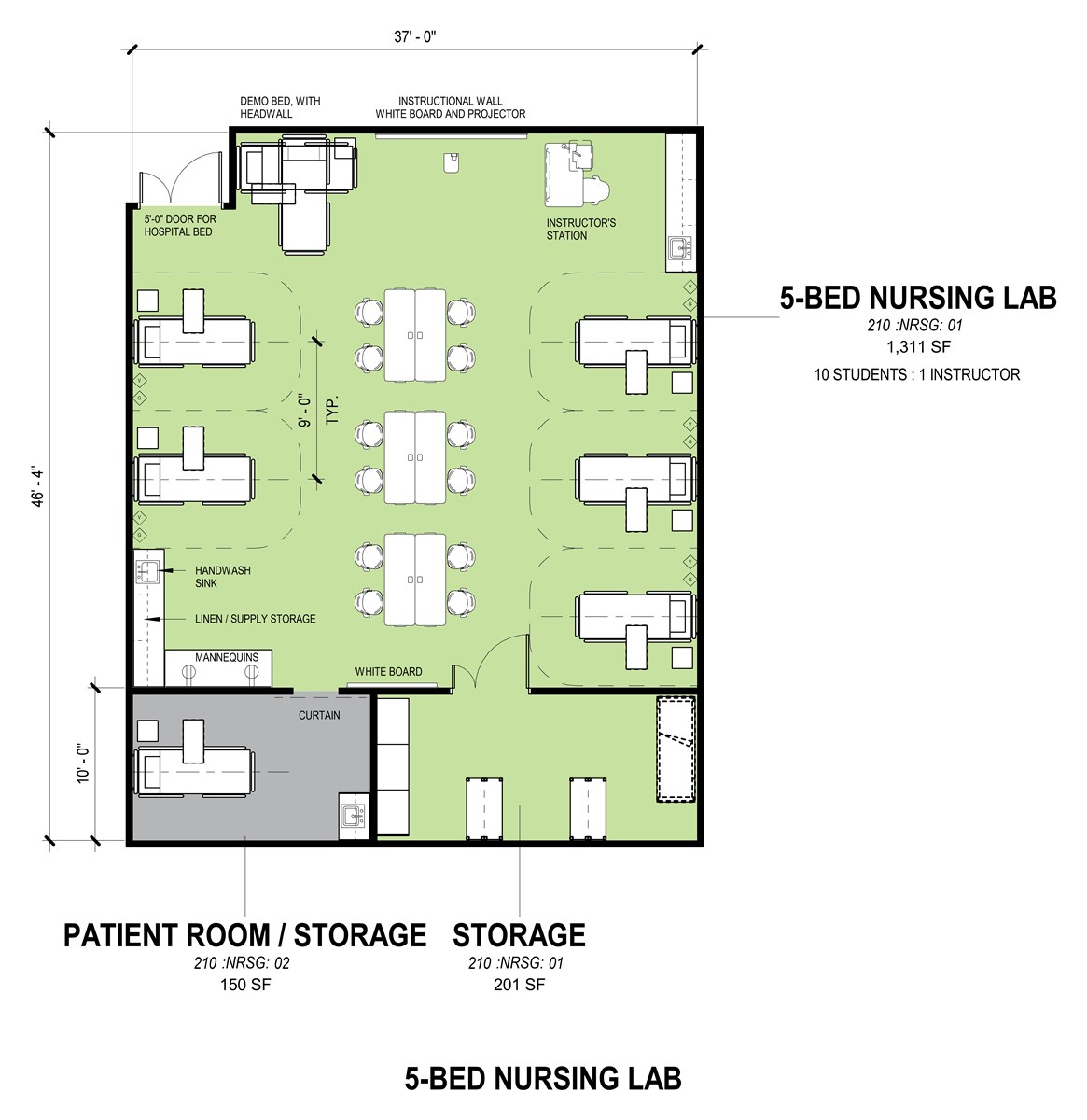 5-Bed Nursing Lab