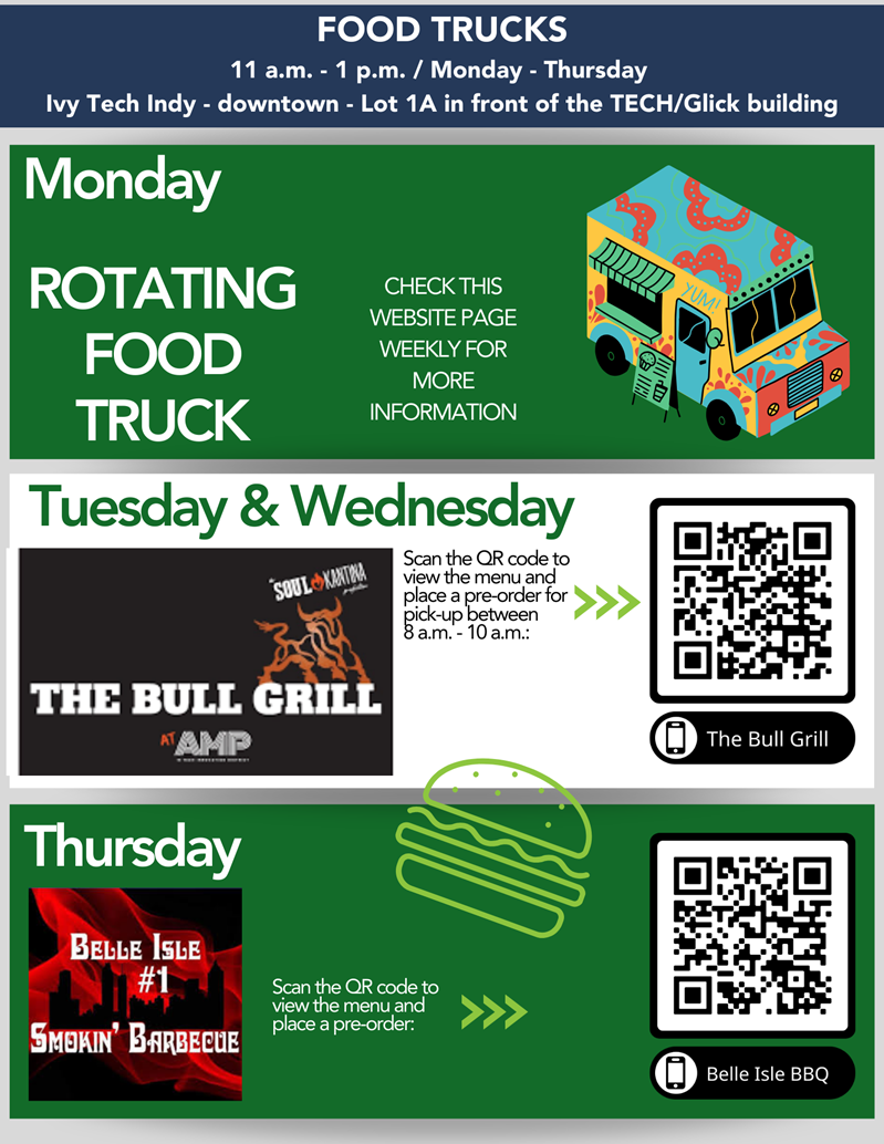 March 17 - Food Truck Schedule