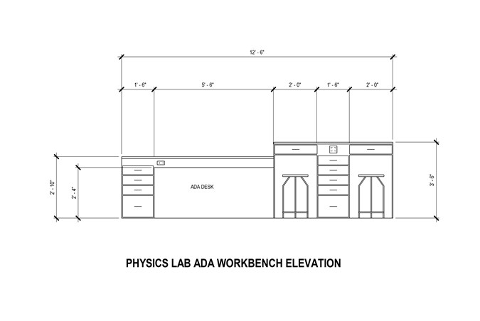 ADA Anatomy, Physiology & Physics Bench Elevation