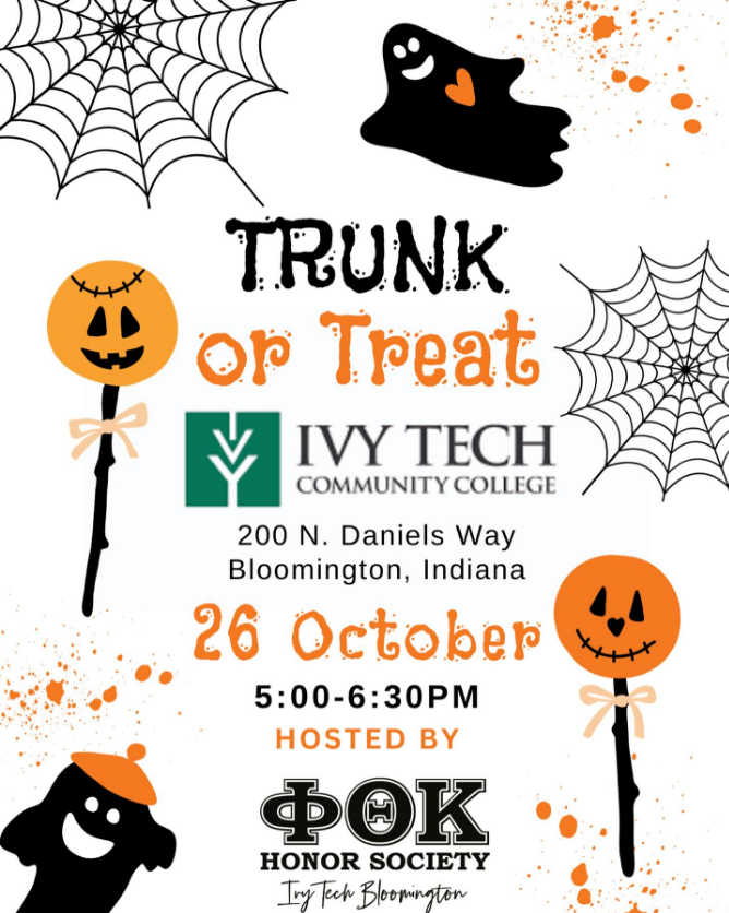 Community trunk or treat to be held at Ivy Tech Bloomington Ivy Tech